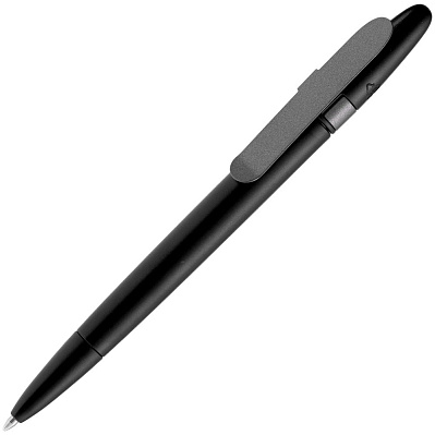 Ручка шариковая Prodir DS5 TSM Metal Clip, черная (Черный)