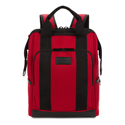 Рюкзак SWISSGEAR 16,5"Doctor Bags /черный, полиэстер 900D/ПВХ, 29 x 17 x 41 см, 20 л (Красный)