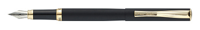 Ручка перьевая Pierre Cardin ECO, цвет - черный матовый. Упаковка Е (Черный)