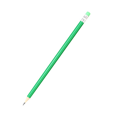 Карандаш с цветным корпусом Largo  (Зеленый)