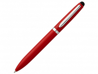 Ручка-стилус шариковая Brayden (Красный/серебристый)
