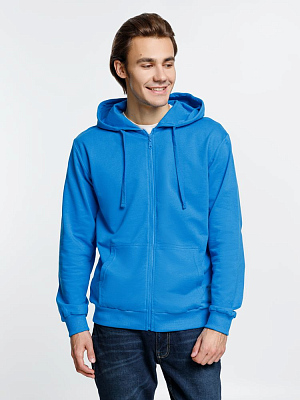 Толстовка на молнии с капюшоном Siverga 2.0, бирюзовая