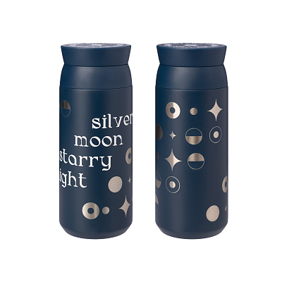 Термобутылка вакуумная герметичная Грейс (Grace), синяя