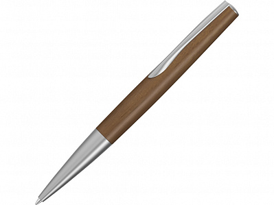 Ручка шариковая металлическая Elegance из орехового дерева (Орех/серебристый)