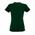 Футболка женская IMPERIAL WOMEN S тёмно-зелёный 100% хлопок 190г/м2 - Фото 3
