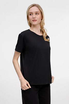 Футболка унисекс Senti, черная