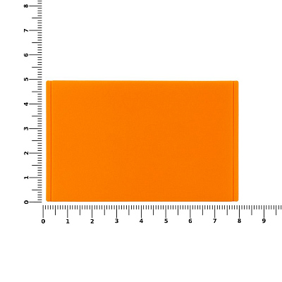 Лейбл из ПВХ Dzeta, ХL, оранжевый неон