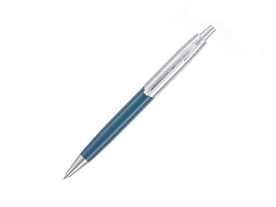 Ручка шариковая Easy (Серо-голубой/серебристый)