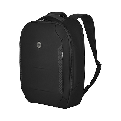 Рюкзак VICTORINOX Crosslight City Daypack, черный, RPET полиэстер, 32x18x46 см, 20 л