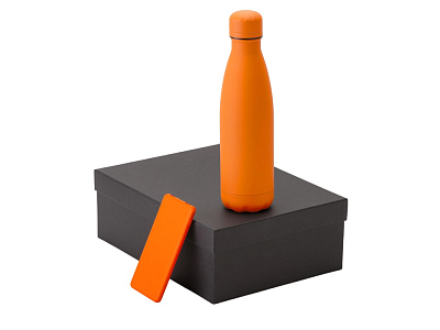 Подарочный набор COLOR IT с термобутылкой и повербанком (Оранжевый)