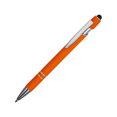Ручка-стилус металлическая шариковая Sway soft-touch