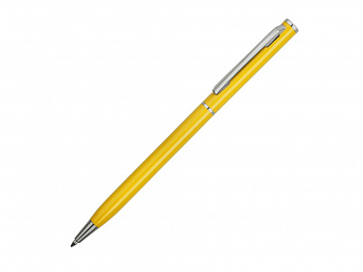 Ручка металлическая шариковая Атриум (Желтый/серебристый)
