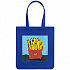 Холщовая сумка «Фри», ярко-синяя - Фото 2