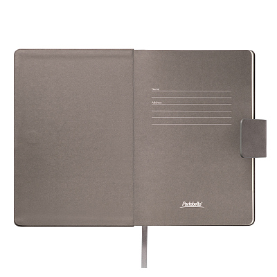 Ежедневник Риц (Ritz) недатированный, серый, твердая обложка