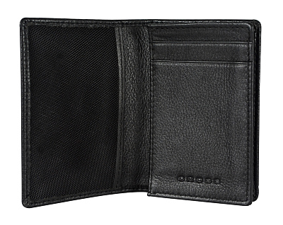 Визитница Cross RTC Black, кожа наппа, тисненая, чёрный, 10,5 х 7,5 х 2 см