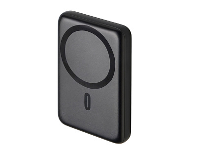 Магнитный внешний беспроводной аккумулятор Polarix, QC/PD, 10000 мАч (Чёрный)