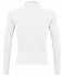 Рубашка поло женская с длинным рукавом Podium 210 белая - Фото 2