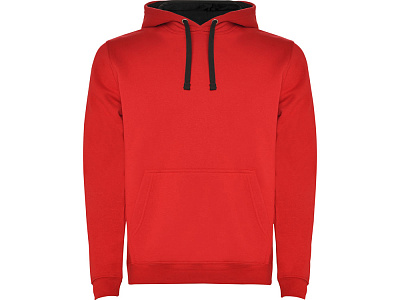 Толстовка с капюшоном Urban мужская (Красный/черный)