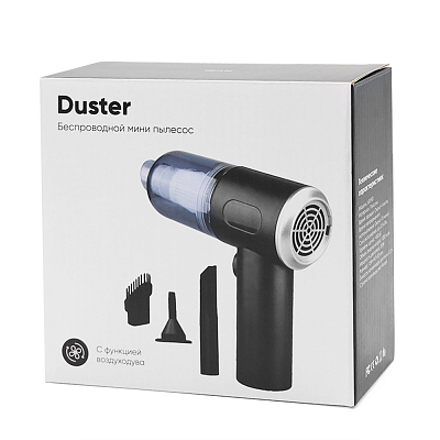 Беспроводной мини пылесос Duster, черный