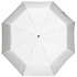 Зонт складной Manifest со светоотражающим куполом, серый - Фото 1