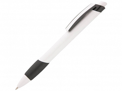 Ручка пластиковая шариковая Соната (Белый/черный)