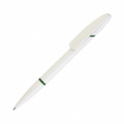 Ручка шариковая NOVA R, белый/темно-зеленый#  (Белый с зеленым)