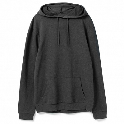 Толстовка с капюшоном унисекс Hoodie  (антрацит) (Серый меланж)