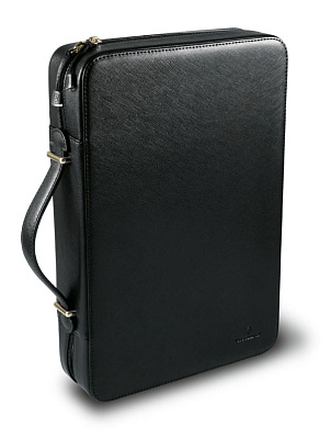 Портфель VICTORINOX для презентации и хранения ножей, кожаный, чёрный, БЕЗ НАПОЛНЕНИЯ (Черный)