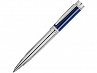 Ручка шариковая Zoom Classic Azur (Серебристый/синий)