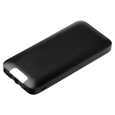 Внешний аккумулятор Оптима (Optima) 10000 mAh, черный (Чёрный)