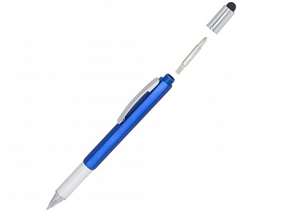 Многофункциональная ручка Kylo (Ярко-синий/серебристый)