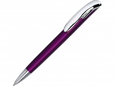 Ручка пластиковая шариковая Нормандия (Фиолетовый металлик/серебристый)