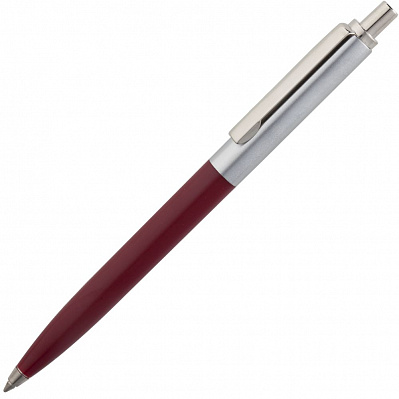 Ручка шариковая Popular, бордовая (Бордовый)