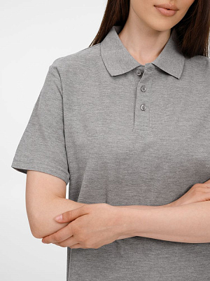 Рубашка поло унисекс Tervise, серый меланж