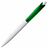 Ручка шариковая Bento, белая с зеленым - Фото 3