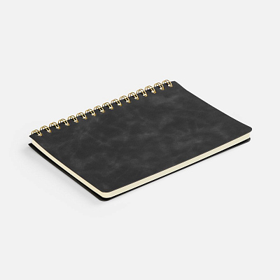 Ежедневник Spiral, недатированный, черный