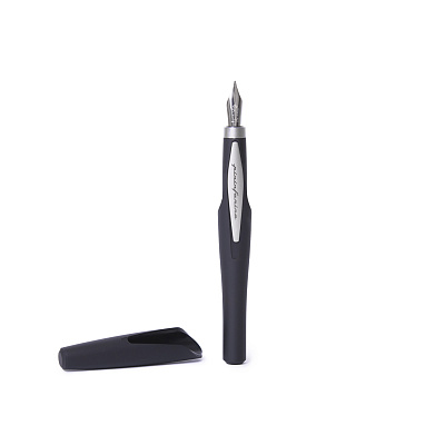 Перьевая ручка PININFARINA PF NOVANTA BLACK (Черный; серебряный)