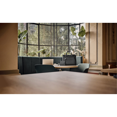 Портфель VICTORINOX Victoria Signature Briefcase, черный, нейлон/кожа, 42x13x30 см, 13 л