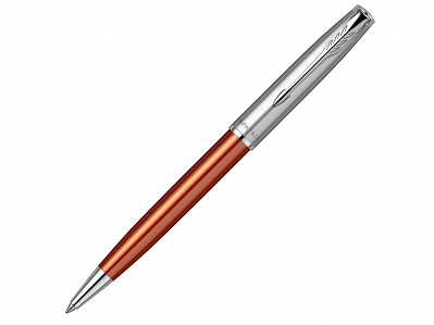 Ручка шариковая Parker Sonnet Essentials Orange SB Steel CT (Оранжевый, серебристый)