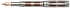 Ручка перьевая Pierre Cardin THE ONE. Цвет - пушечная сталь и красный. Упаковка L - Фото 1