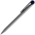 Ручка шариковая Prodir DS1 TMM Dot, серая с синим - Фото 2