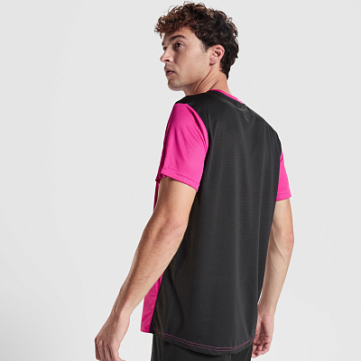 Спортивная футболка DETROIT мужская, ФУКСИЯ/ЧЕРНЫЙ S (Фуксия/черный)