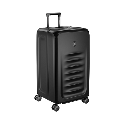 Чемодан VICTORINOX Spectra™ 3.0 Trunk Large Case, чёрный, поликарбонат Sorplas™, 42x36x76 см, 99 л