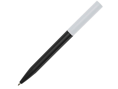 Ручка пластиковая шариковая Unix из переработанной пластмассы (Черный)