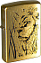 Зажигалка ZIPPO Proud Lion, с покрытием Brushed Brass, латунь/сталь, золотистая, 38x13x57 мм - Фото 1