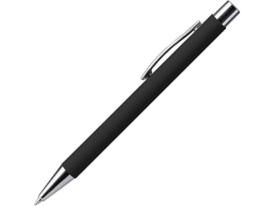 Ручка металлическая шариковая soft-touch DOVER (Черный)