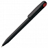 Ручка шариковая Prodir DS1 TMM Dot, черная с красным - Фото 1