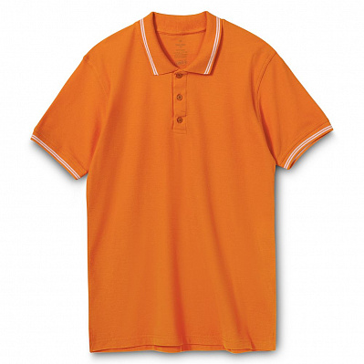 Рубашка поло Virma Stripes, оранжевая (Оранжевый)
