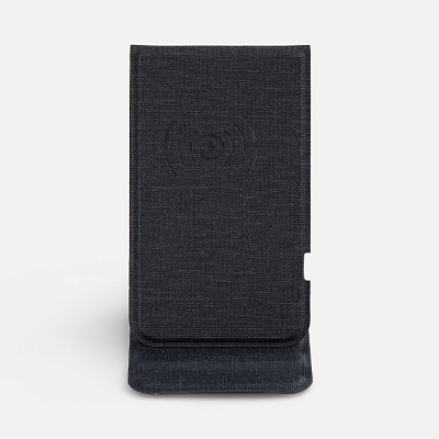 Подставка для смартфона с беспроводной зарядкой Kickstand, серая