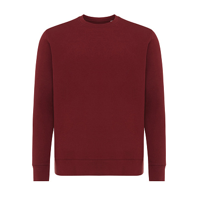 Свитшот Iqoniq Etosha из переработанного хлопка, унисекс, 280 г/м² (Бордовый;)